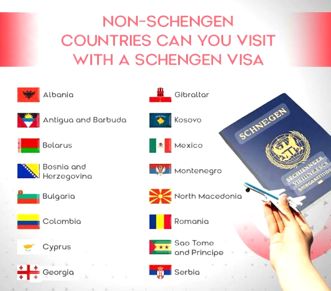 Các quốc gia khác bạn có thể nhập cảnh bằng visa Pháp